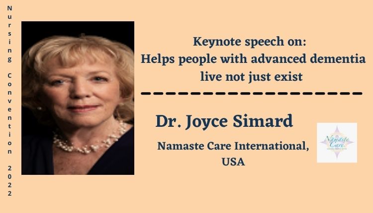 Prof. Joyce Simard | Keynote Speaker | Nursing Convention 2022