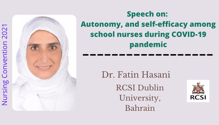 Dr. Fatin Hasani is the speaker for Nursing Convention 2021