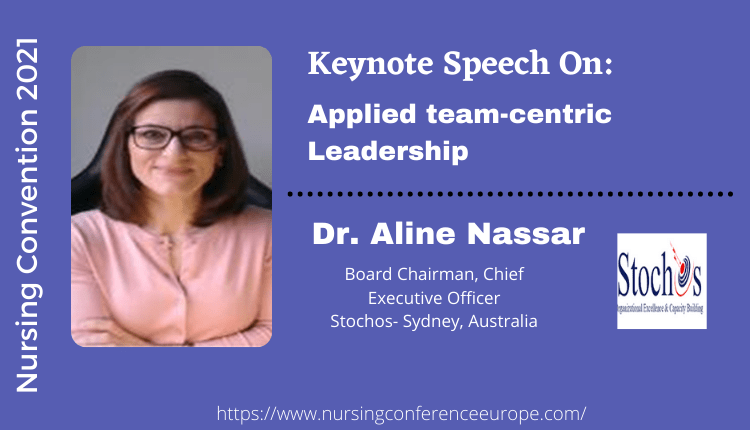 Dr. Aline Nassar, Board Chairman and CEO of Stochos, Australia