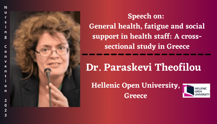 Dr. Paraskevi Theofilou | Speaker | Nursing Convention 2023