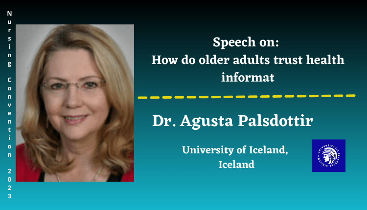 Dr. Agusta Palsdottir | Speaker | Nursing Convention 2023