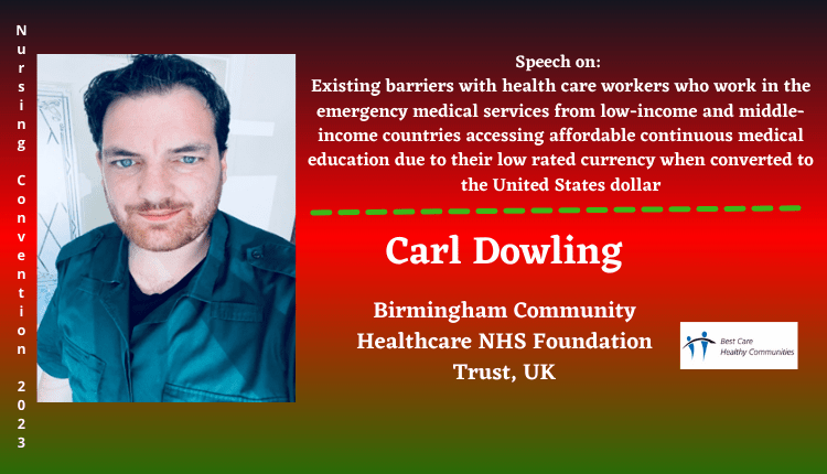 Carl Dowling | Speaker | Nursing Convention 2023